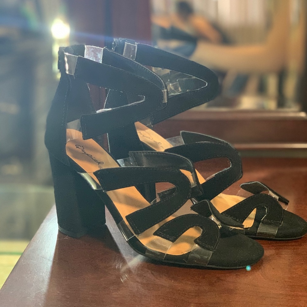 Black Qupid Heels